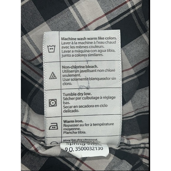 Carhartt Relaxed Fit Short Sleeve Button Down Plaid Shirt Men's Size 2XL - Picture 13 of 16